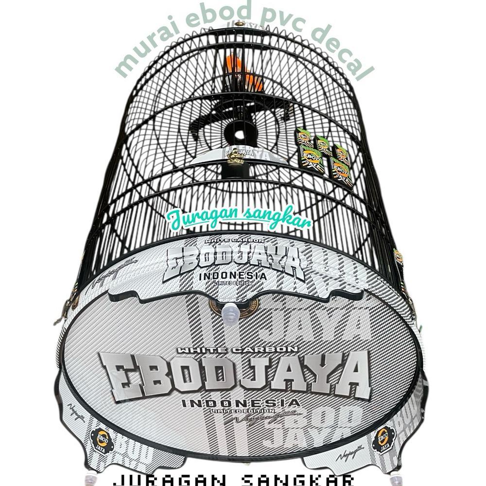 PROMO SANGKAR KANDANG MURAI EBOD PVC DECAL No 2