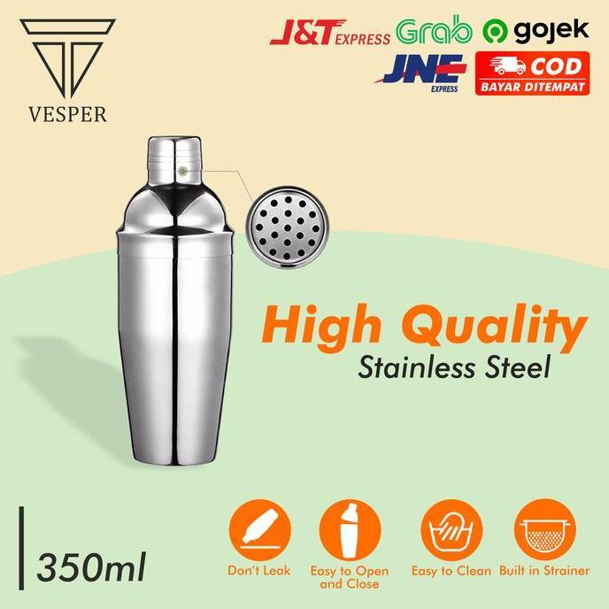 Sekarangkirim- Shaker Cocktail / Shaker Stainless / Shaker Cocktail Stainless