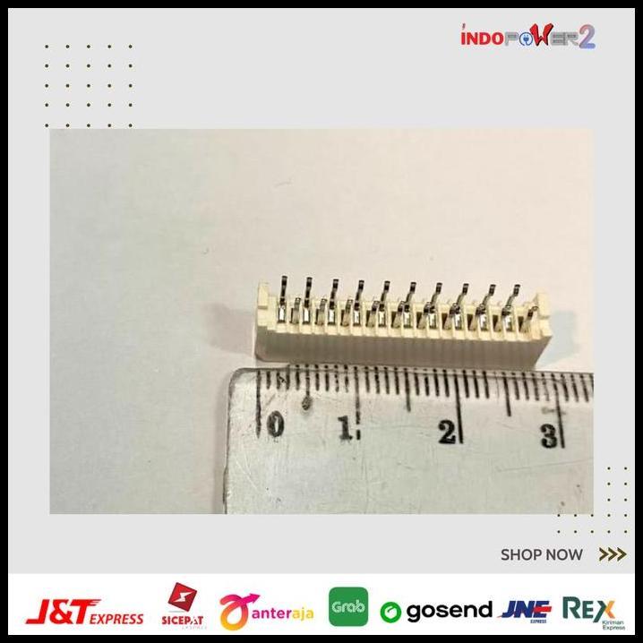 TERLARIS SOKET KONEKTOR 20 PIN KSR SOCKET KABEL FLEXIBLE FFC FPC 20 PIN 1.25 MM