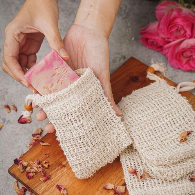 Wash- Knitted Soap Bag By The Soap Story