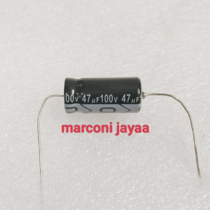 kapasitor axial 47uf 100v DISKON