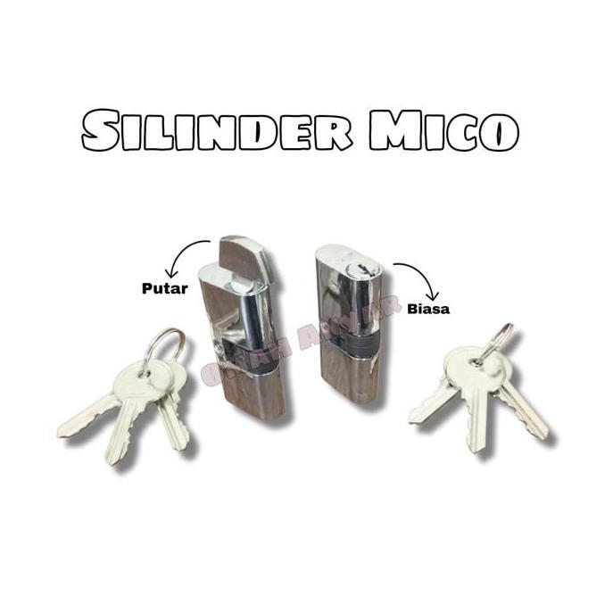 *:*:*:*:*] Kunci Pintu Aluminium Silinder Kunci Anak Kunci Pintu AL merk Miko