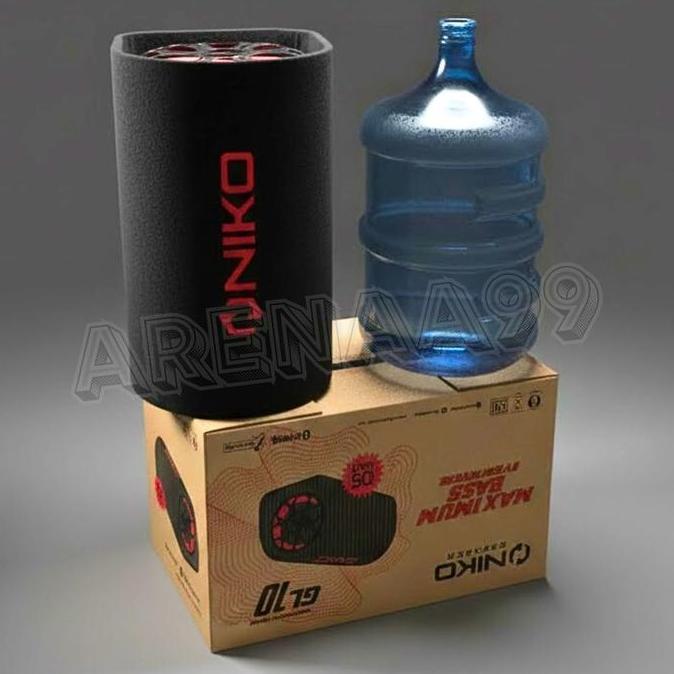 BONUS MIC Subwoofer Car Speaker 10 Inch Niko GL-10 Daya 105 Watt | Speaker Tabung 10 inch AC/DC | Sp