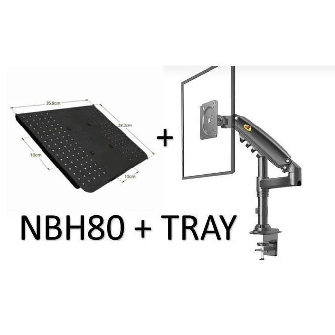 Bracket Monitor NBH 80 Dan Tray laptop