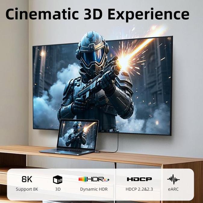 Whynot- Cabletime Adapter Hdmi To Hdmi Mini Type C & Micro Hdmi Type D