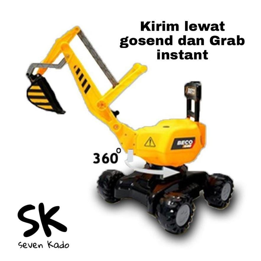 [DAS] mobil Mainan beko excavator truk beko Winny Will SHP TOYS YTX 649 YTX-649 YTX649 PUTAR360