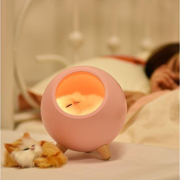 LAMPU KUCING LAMPU TIDUR LAMPU HIAS LAMPU MEJA [CAS] KANDANG KUCING H