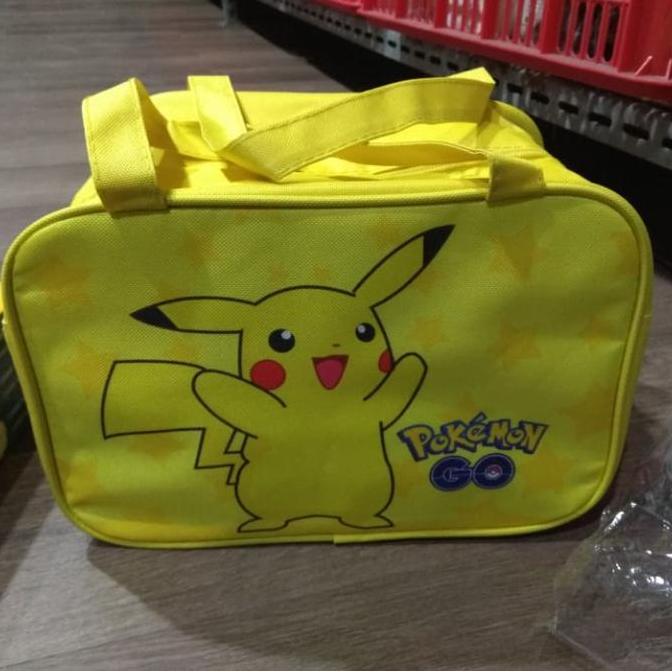 Stainless Lunch box set with bag kotak makan anak stainless dengan tas