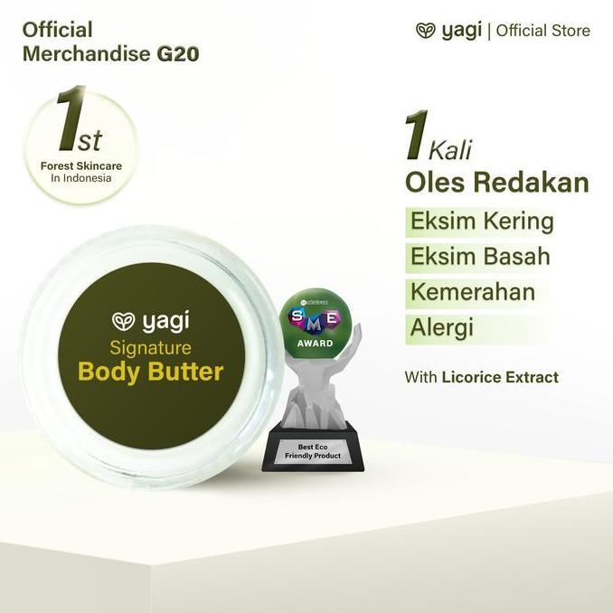 Bodies- Yagi Forest-Signature Body Butter 5Gr Perawatan Kulit Sensitif Dan Eksim