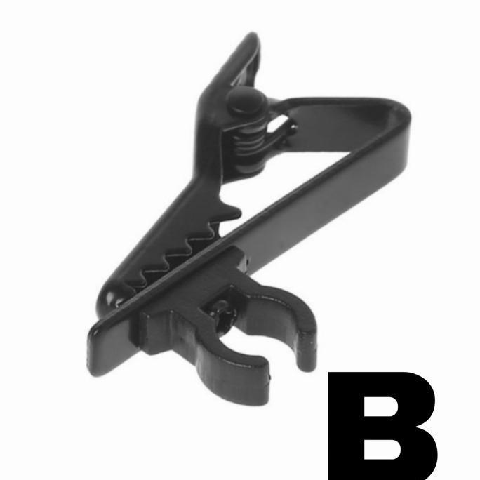 Yoiyoman- Penjepit -Bahan Logam/Mic Clip On Wireless/Microphone Clip On Wireless