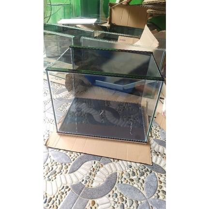 [ZGR] aquarium 40x30x30 aquarium channa aquarium kaca polos akuarium channa