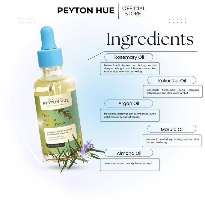 Haircare- Bundling 2 Botol The Gentle Rosemary Oil Scalp Serum Peyton Hue