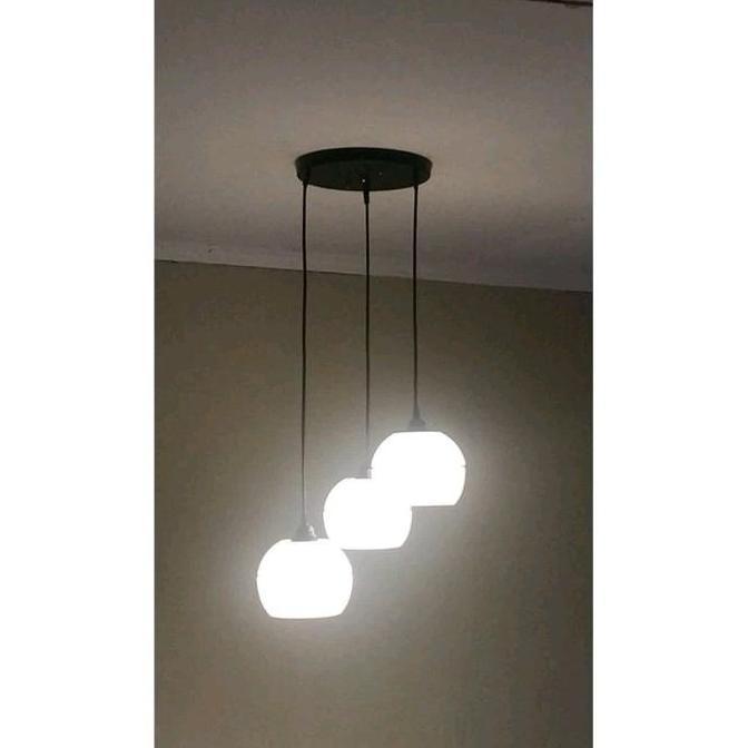 Lampu Hias Gantung PVC Minimalis Tahan Lama Mudah Dibersihkan Cocok Untuk Ruang Tamu Dan Makan Desai
