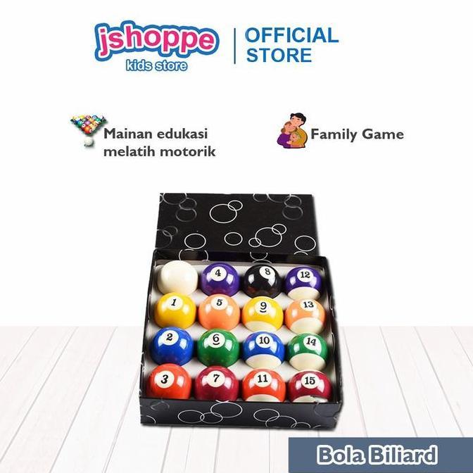Promo 16 Bola Billiard Mini / Mini Billiard Ball Diskon