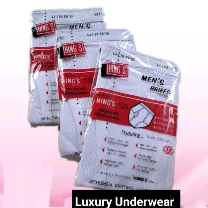 DV136 - Hings Cd Pria Clasic 125B /Celana dalam Pria Dewasa/Men's Brief