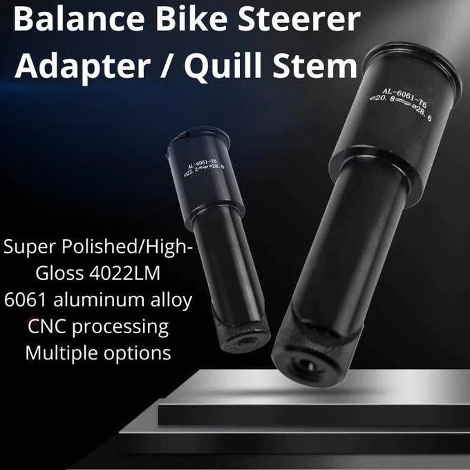 Xpush Adaptor Stem 22.2 to 28.6mm | Sambungan Fork Standar ke Stang Oversize A-Head | Converter Peni