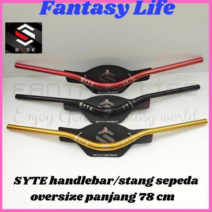 Fantasy Stang handlebar SYTE panjang 78 cm alloy sepeda MTB Federal