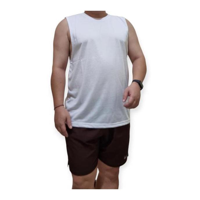DA63 >> LEKBONG PRIA POLOS ATAU LEKBONG PRIA LOW CUT Singlet
