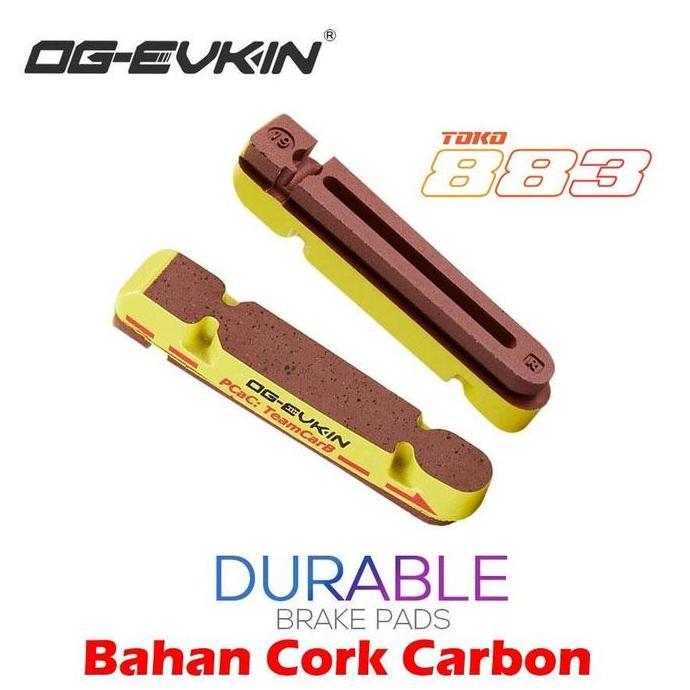 OG EVKIN Carbon Brake Pad Brakepad untuk Rim Carbon
