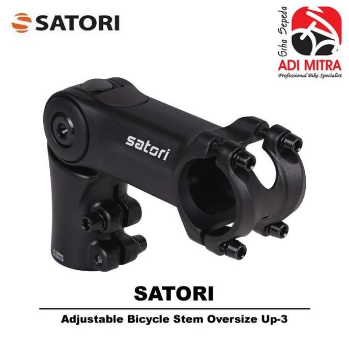 Satori Adjustable Bicycle Stem Up-3 Oversize | Stem Sepeda