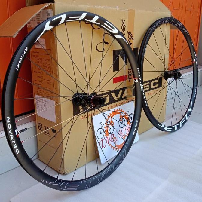 Wheelset Novatec Jetfly Disc Brake - Velg Pelek Sepeda Balap