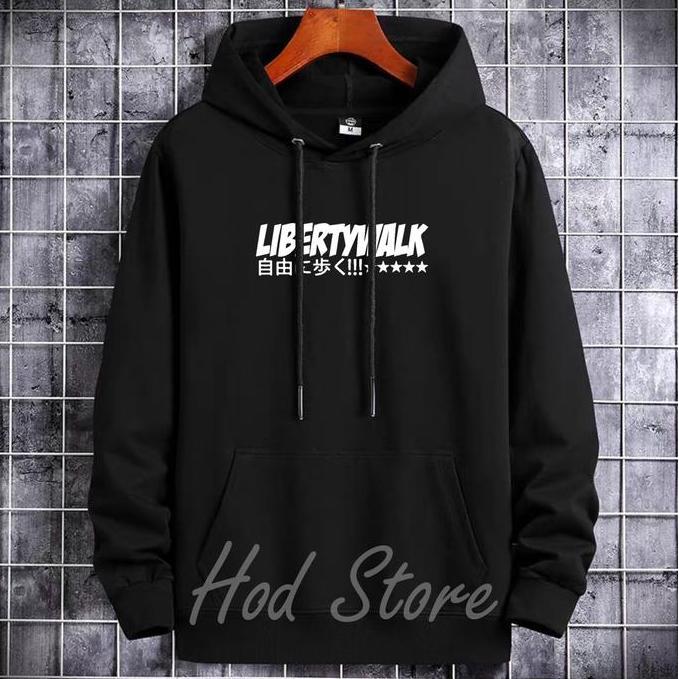 DV332 >> Sweater Hoodie Distro Casual Unisex Sablon Liberty Walk