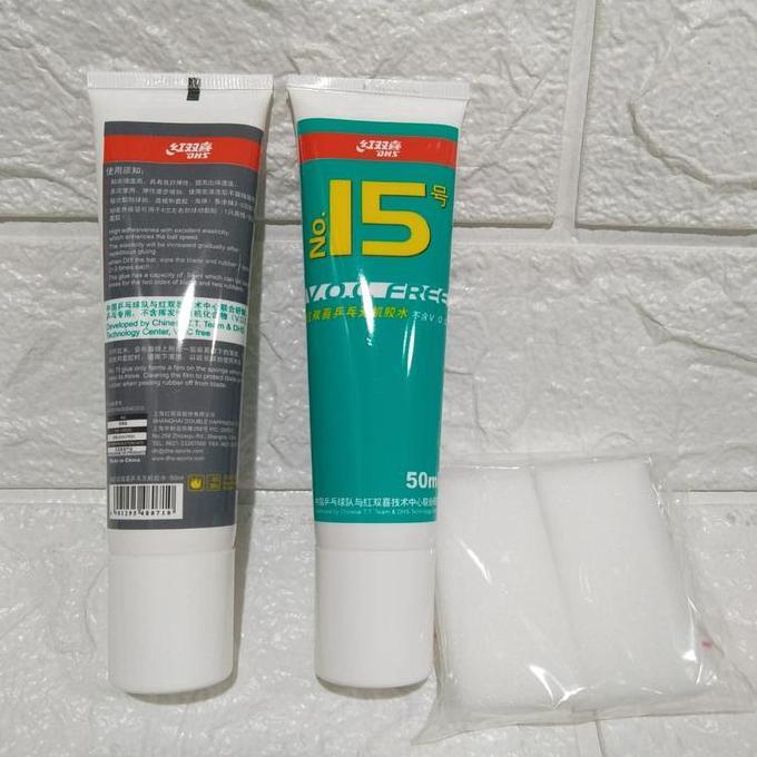 Lem Karet Bet / Bat Tenis Meja / Pingpong DHS 15 isi 50 ml