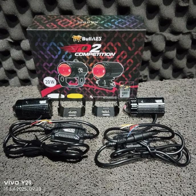 LAMPU LASER BULLAES D2 COMPETITION 20WATT UNTUK MOTOR