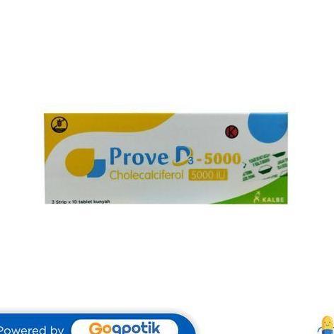 TERBARU - PROVE D3-5000 BOX 30 TABLET