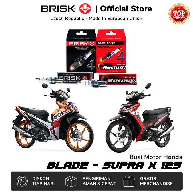 oemahvaksi - busi motor honda supra x 125 blade brisk