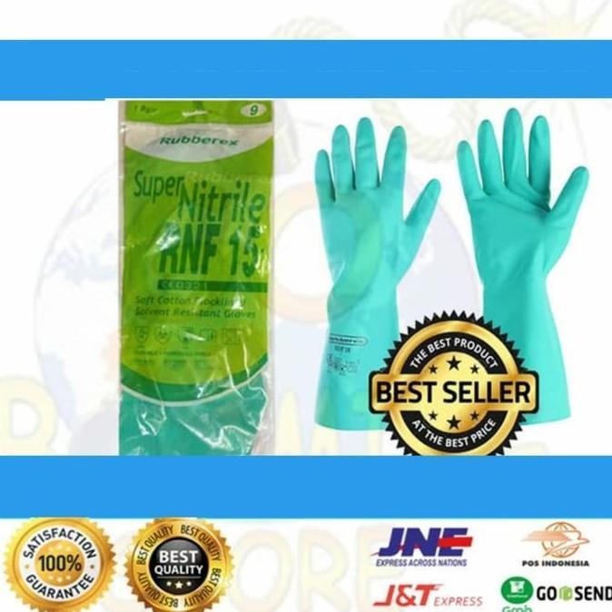 Langsungbersih- Sarung Tangan Karet Rubberex Super Nitrille Rnf 15/Supernitrille Rnf15