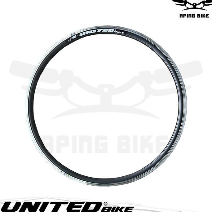 Velg Alloy United 04B 700c Rims untuk Sepeda Fixie Roadbike