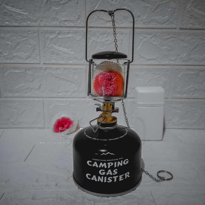 Beige - Lentera Gas Outdoor Lampu Camping Ultralight Petromak Tq-215 Kualitas Terbaik Harga Termurah