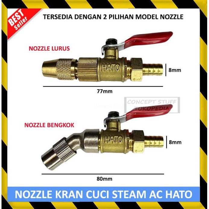 Langsungbersih- Valve Stop Setop Kran Keran Tembakan Valve Steam Setim Stim Gun Jet High Pressure Cl