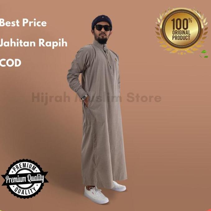 Baju Gamis Jubah Pria Dewasa Model Al Haramain Saudi Big Size Jumbo