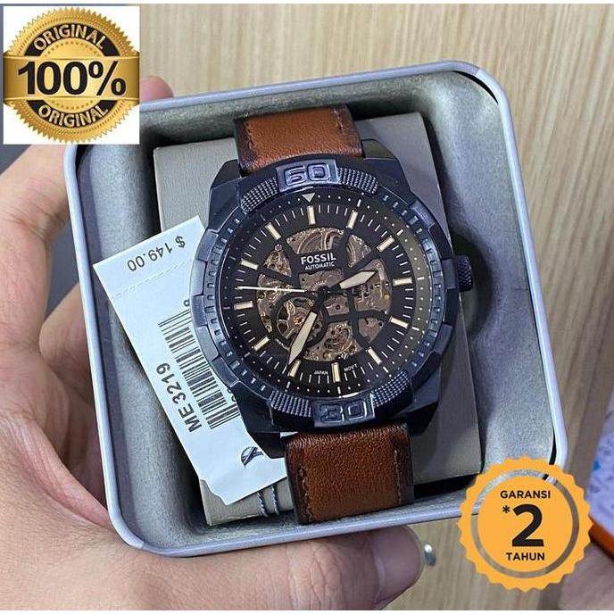 Jam F0SSIL ME3219 Automatic 50mm 0riginal terlaris