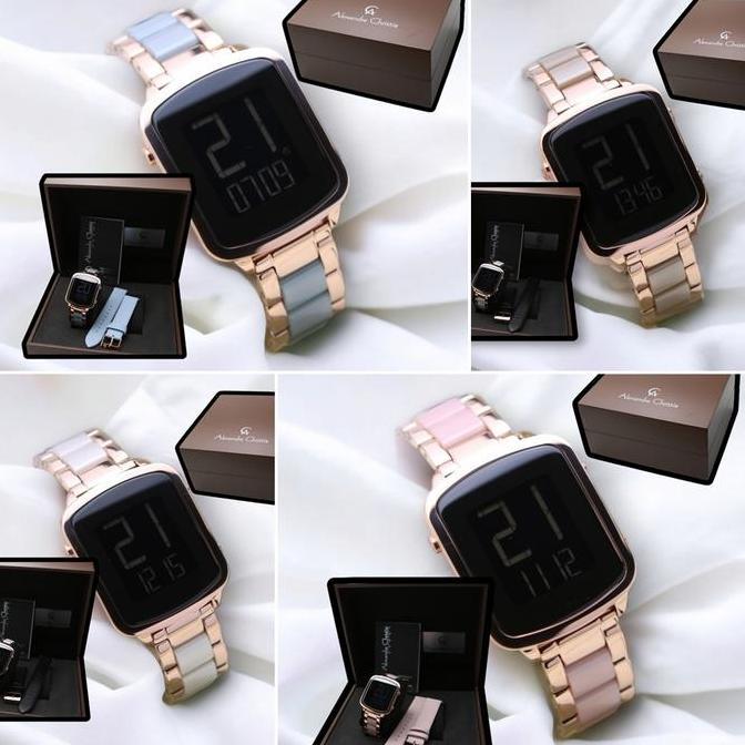 Jam Tangan Wanita Alexandre Christie AC 9381 LHB Original Digital ac  digital terlaris