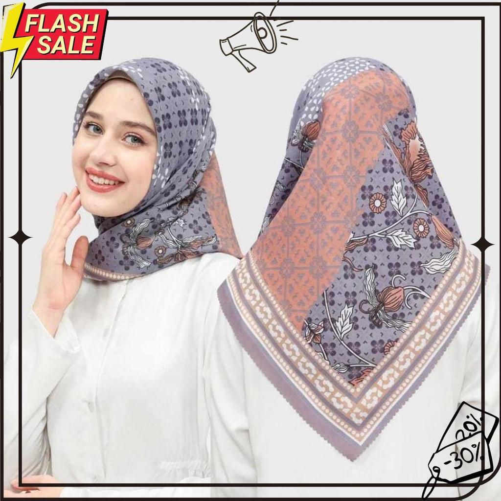 Hijab Leopard  Voal Motif Standart Meledak