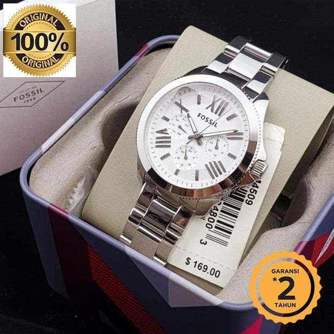 Jam F0SSIL AM4509 Silver 40mm 0riginal terlaris