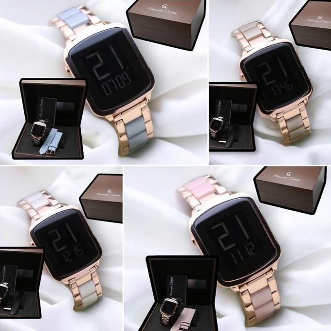 Jam Tangan Wanita Alexandre Christie AC 9381 LHB Original Digital ac  digital terlaris