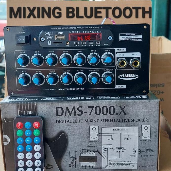 digital echo mixing stereo active speaker dms-7000.x mp3 bluetooth kit