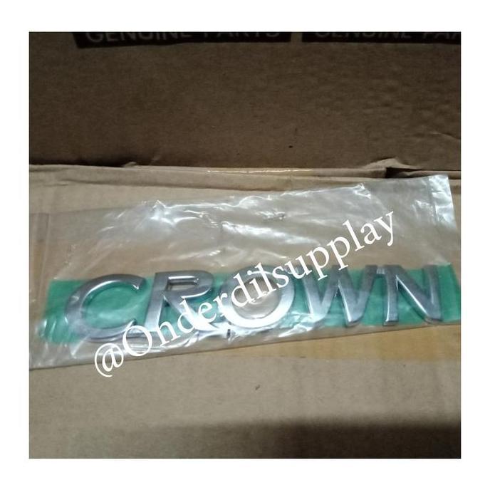 Emblem Bagasi Toyota Crown Original