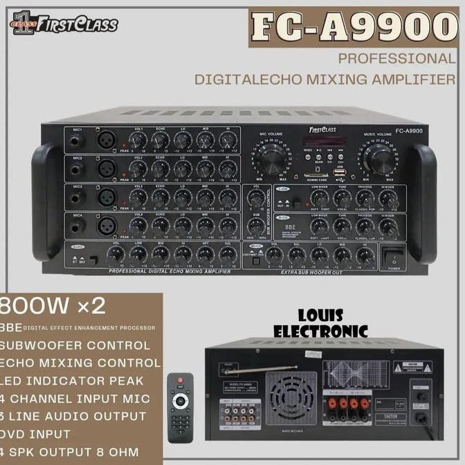 Amplifier Karaoke FIRSTCLASS FC-A9900 FC A9900 BBE Processor ORIGINAL