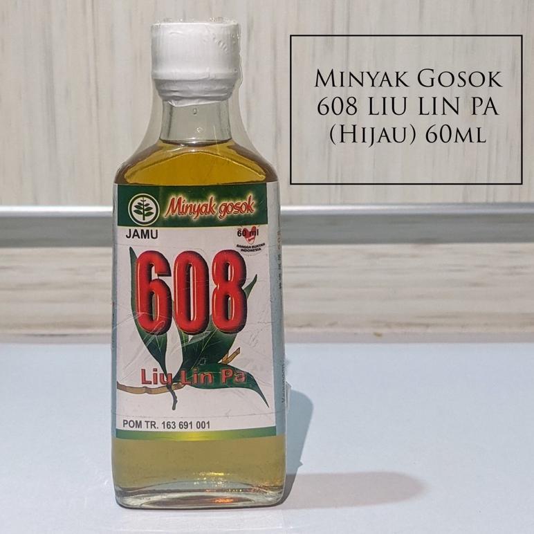 Minyak Gosok 608 LIU LIN PA (Hijau) Asli Makassar 60ml