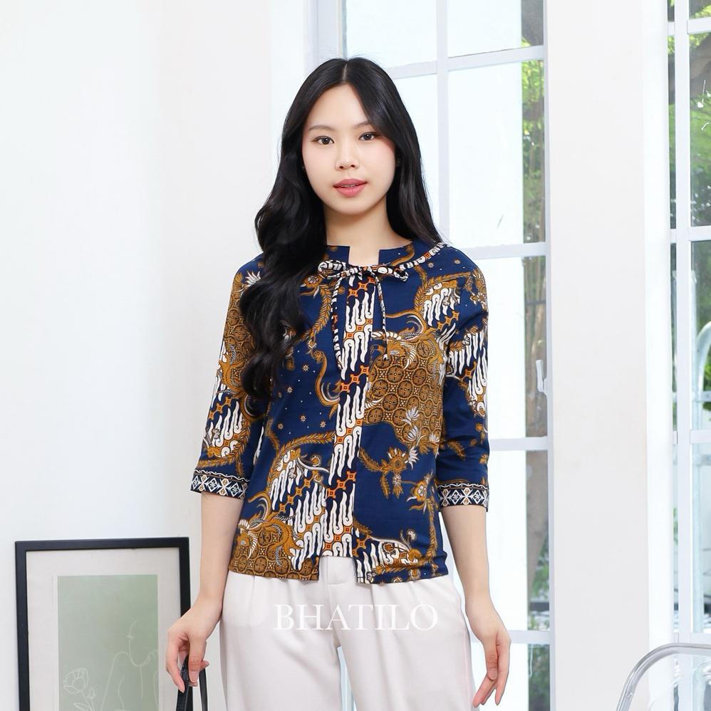 OFFICIAL Blouse [Aurelia] Atasan Batik - Batik Wanita Kerja - Batik Wanita Premium 2026