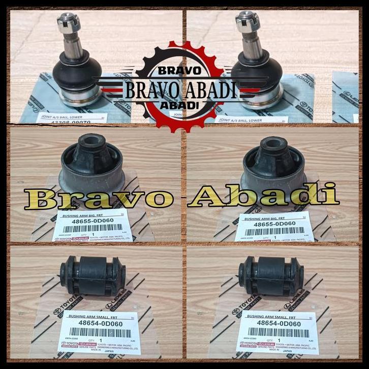 DISKON BUSHING ARM BESAR + KECIL + BALL JOINT VIOS GEN 1 2002 2003 2004- 2006 