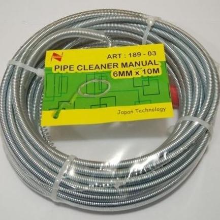 TERMURAH - Pembersih Pipa Tersumbat Drain Pipe Cleaner Manual 10 Meter NANKAI