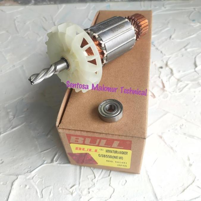 TERBARU - BULL GSB 550 13 MM Armature Angker Bor Impact Drill Bosch 13mm