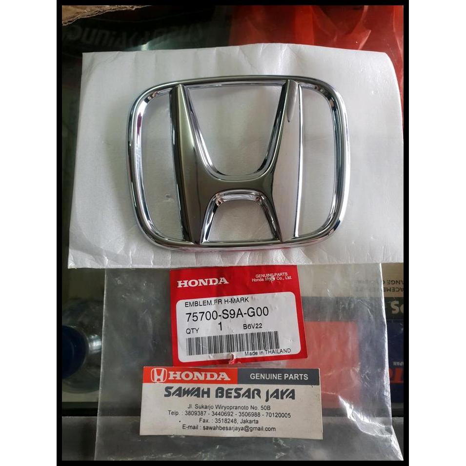 TERMURAH EMBLEM LOGO LAMBANG H DEPAN HONDA CRV RD RE GEN.2-3 2004 2005 2006 2007 2008 2009 . CIVIC F