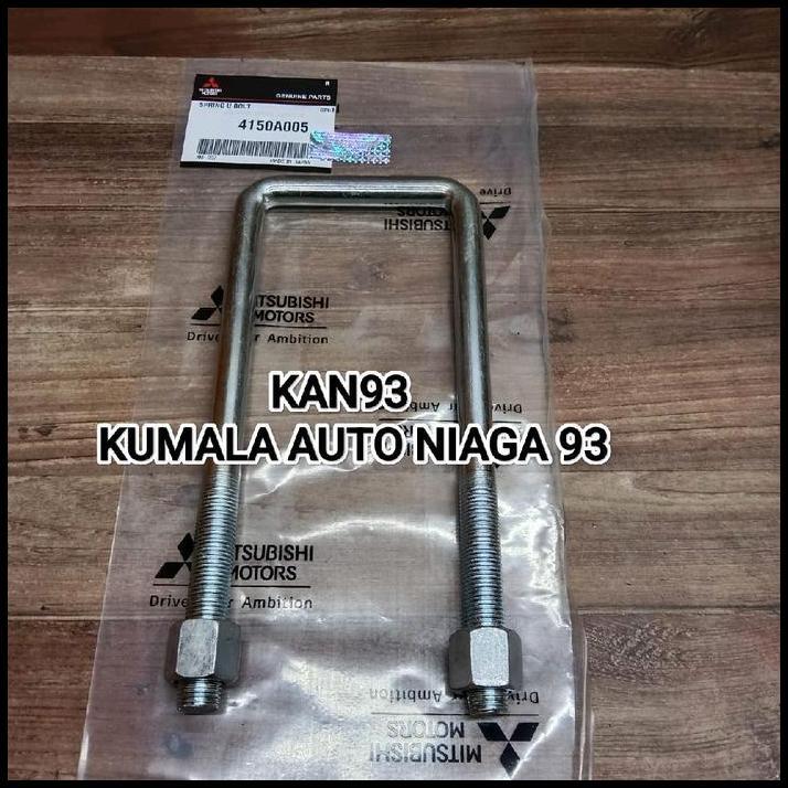 HOT DEAL SPRING U BOLT BEHEL KLEM PER DAUN MITSUBISHI TRITON 7 INCH ( BAJA ) ORIGINAL 